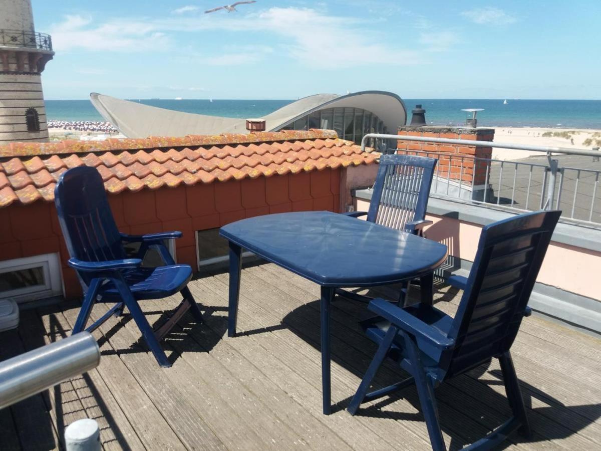 Sonnendeck, Direkt Am Leuchtturm Rostock Exterior foto
